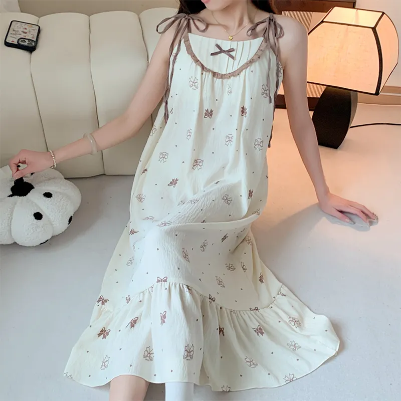 ROMANTIC·SPRING Nightgown Women's Image Color-5