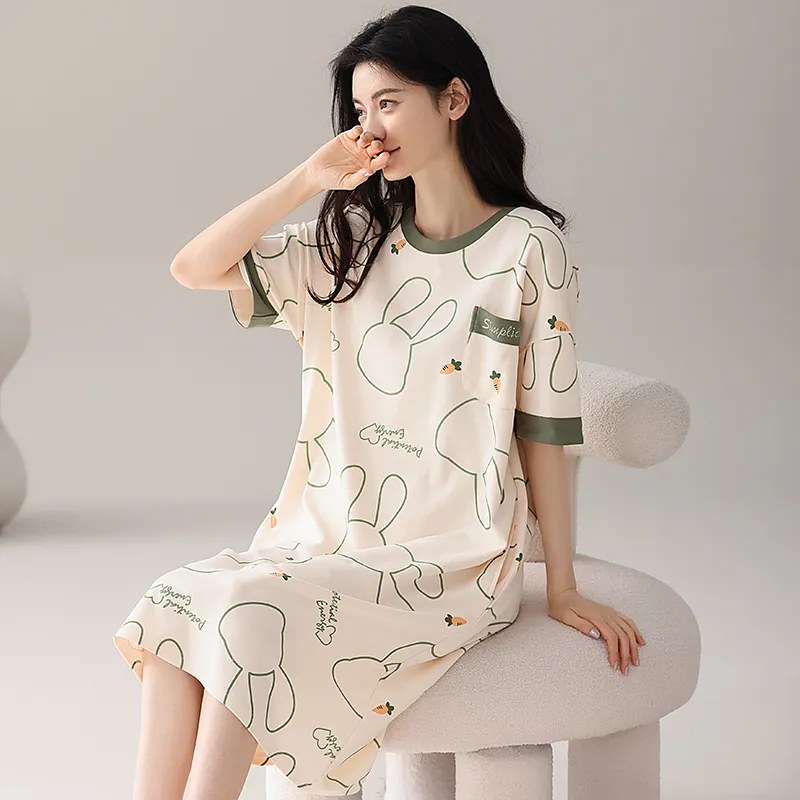 ROMANTIC·SPRING Nightgown Women's Image Color-2