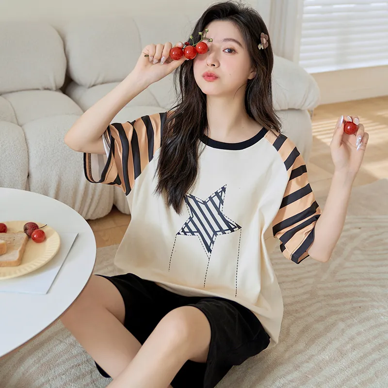 ROMANTIC·SPRING Pajama Set Women's Image Color-6