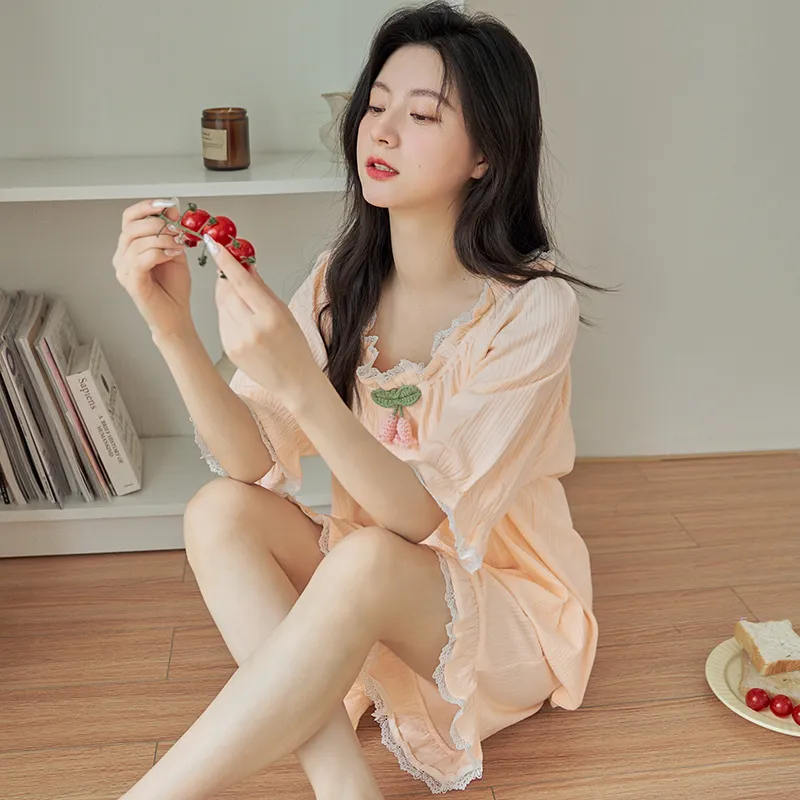 ROMANTIC·SPRING Pajama Set Women's Image Color-5