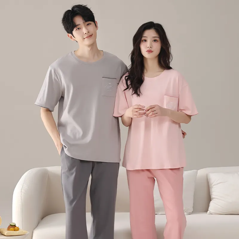 ROMANTIC·SPRING Pajama Set Unisex Image Color-3