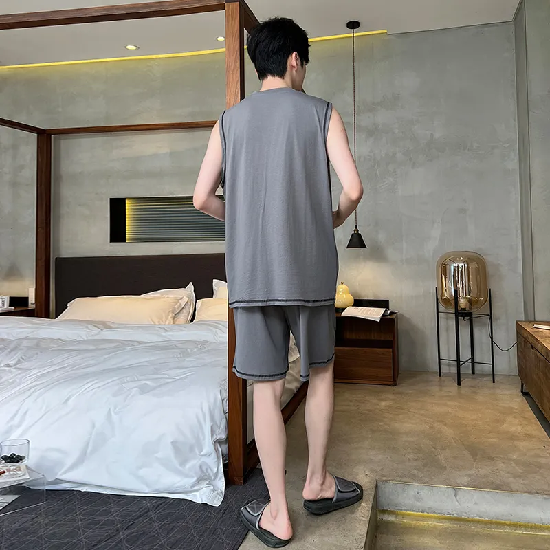 ROMANTIC·SPRING Pajama Set Men's Image Color-5