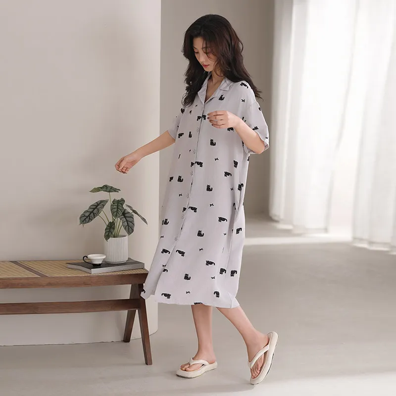 ROMANTIC·SPRING Nightgown Women's-4