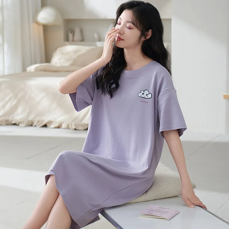 ROMANTIC·SPRING Nightgown Women's Image Color-5