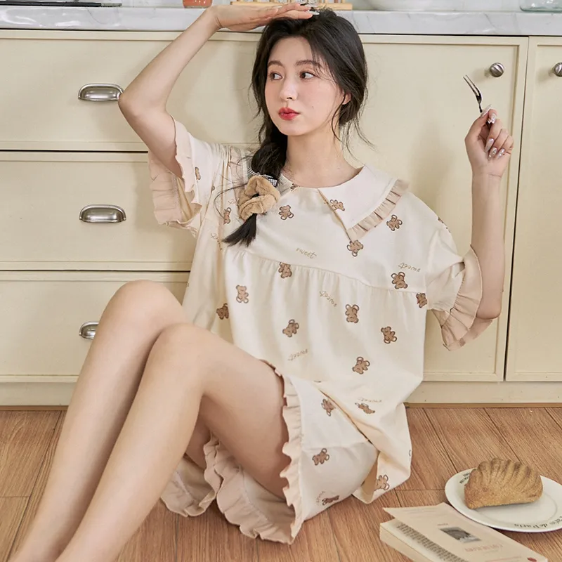 ROMANTIC·SPRING Pajama Set Women's Image Color-3