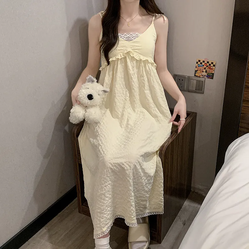 ROMANTIC·SPRING Nightgown Set Women's-5