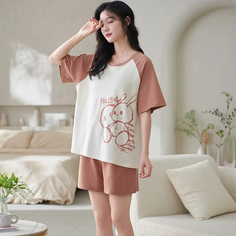 ROMANTIC·SPRING Pajama Set Women's Image Color-6