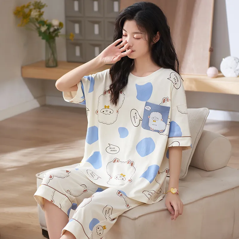 ROMANTIC·SPRING Pajama Set Women's Image Color-5