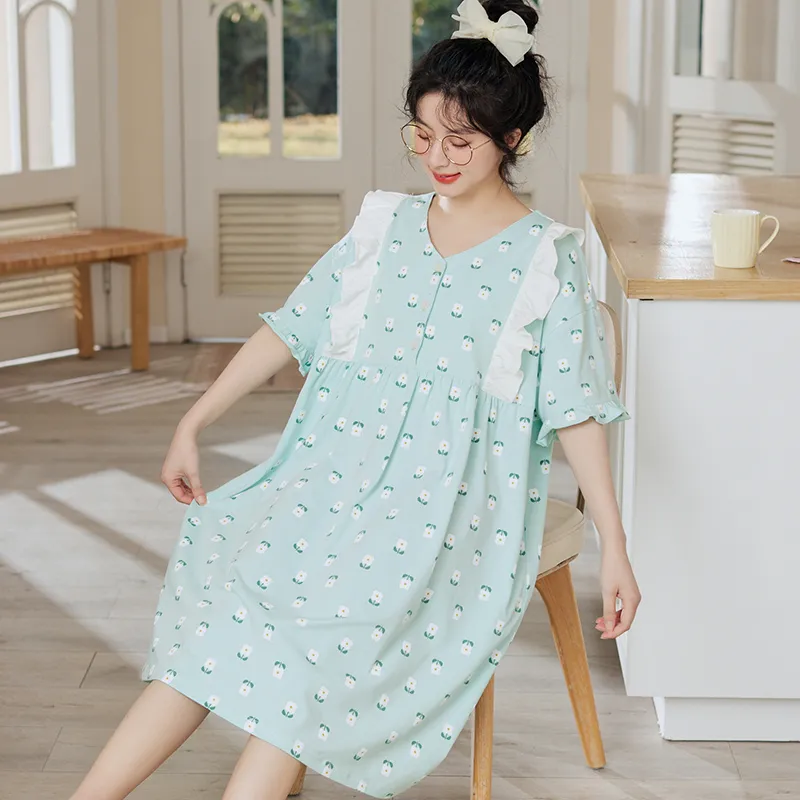 ROMANTIC·SPRING Nightgown Women's Image Color-5
