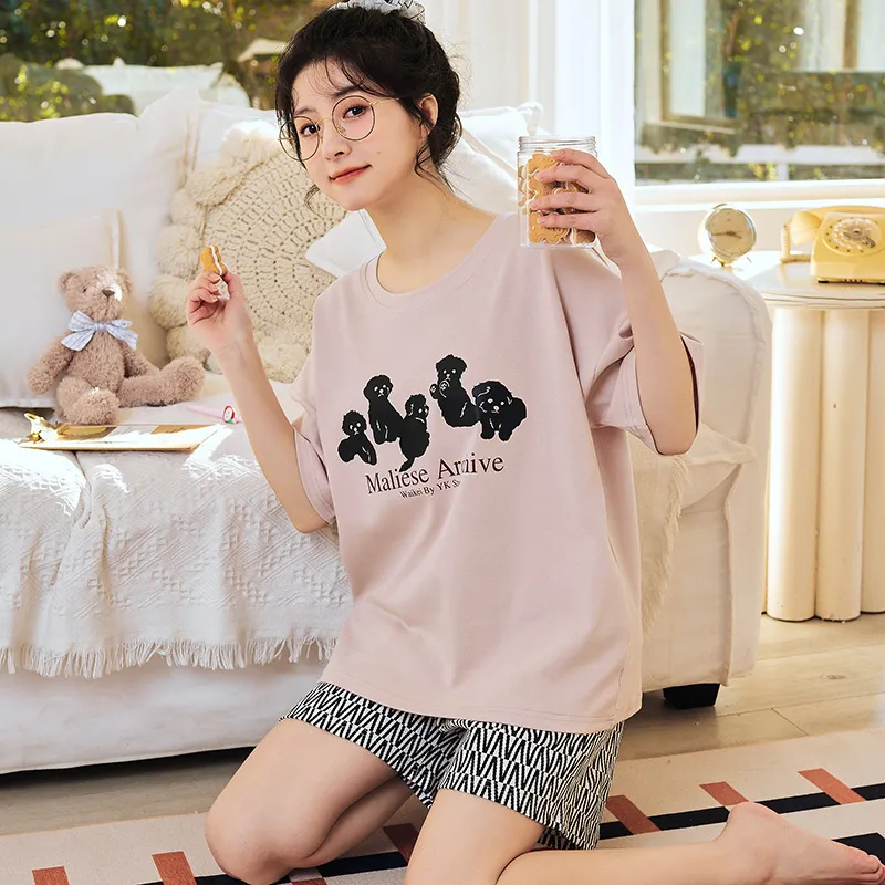 ROMANTIC·SPRING Pajama Set Women's Image Color-7