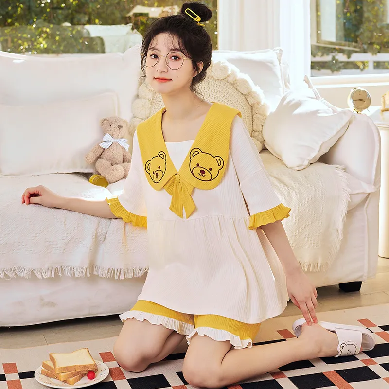 ROMANTIC·SPRING Pajama Set Women's Image Color-4
