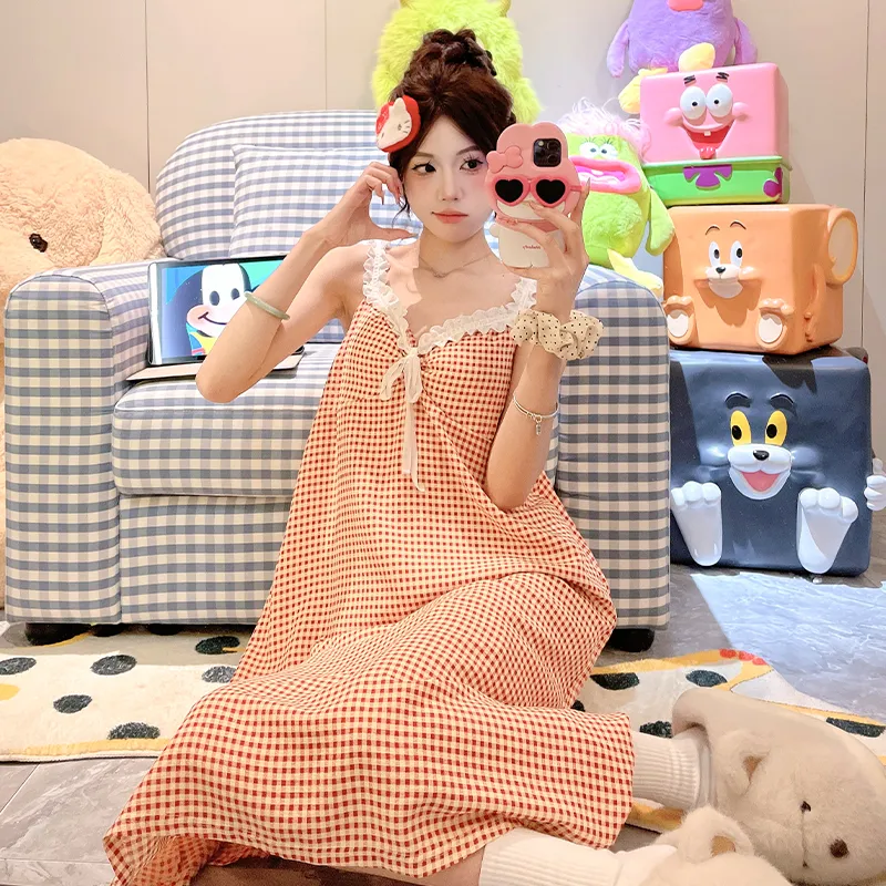 ROMANTIC·SPRING Nightgown Women's Image Color-3