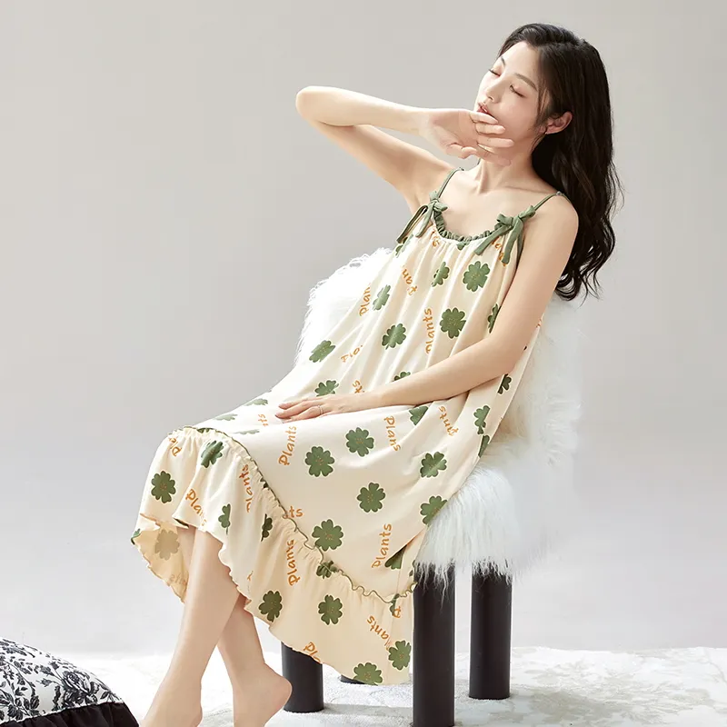 ROMANTIC·SPRING Nightgown Women's-4