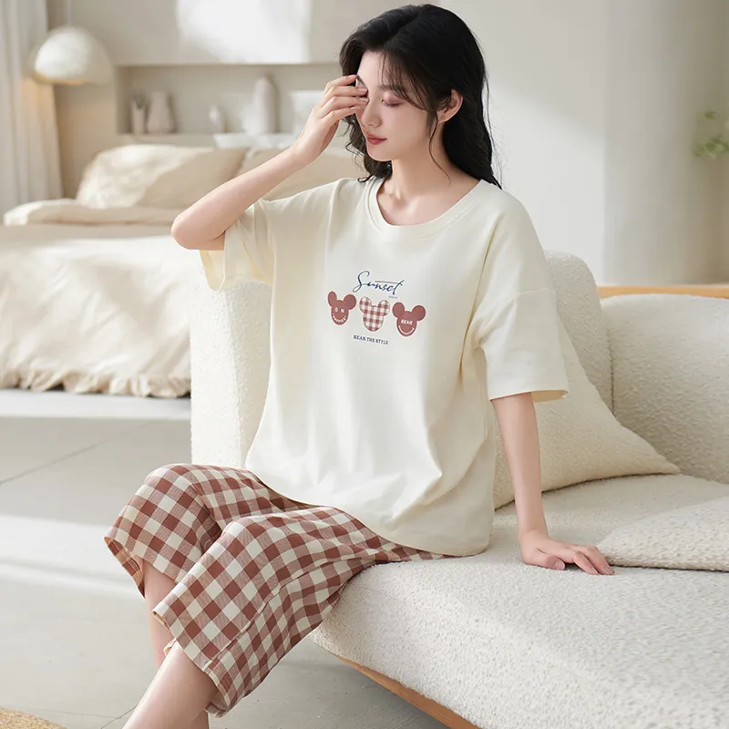 ROMANTIC·SPRING Pajama Set Women's Image Color-3