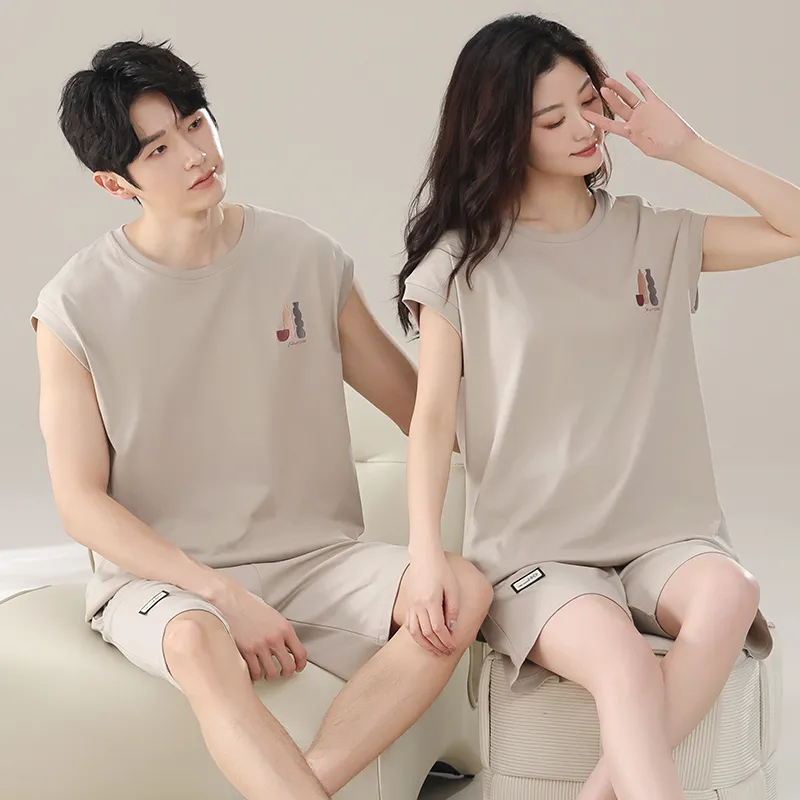 ROMANTIC·SPRING Pajama Set Unisex Image Color-9