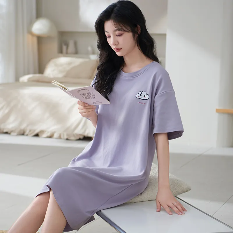 ROMANTIC·SPRING Nightgown Women's Image Color-4