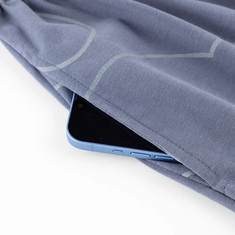 ROMANTIC·SPRING Pajama Pants Men's Image Color-4