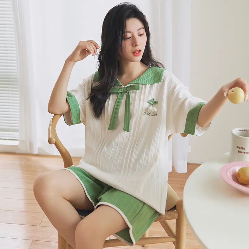 ROMANTIC·SPRING Pajama Set Women's Image Color-3