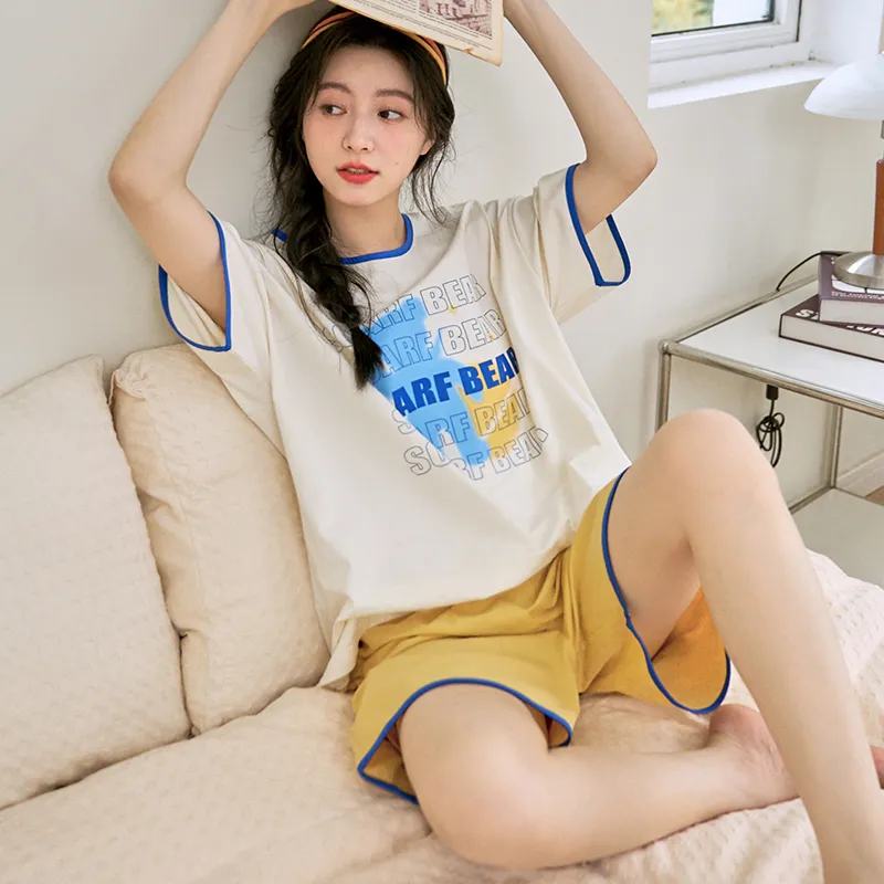 ROMANTIC·SPRING Pajama Set Women's Image Color-4