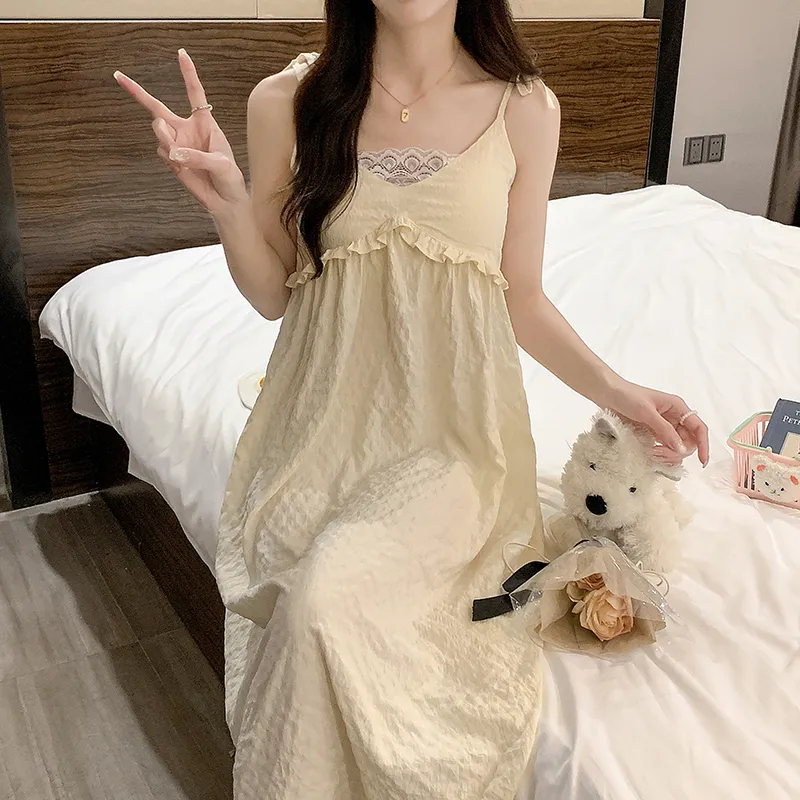 ROMANTIC·SPRING Nightgown Set Women's-4