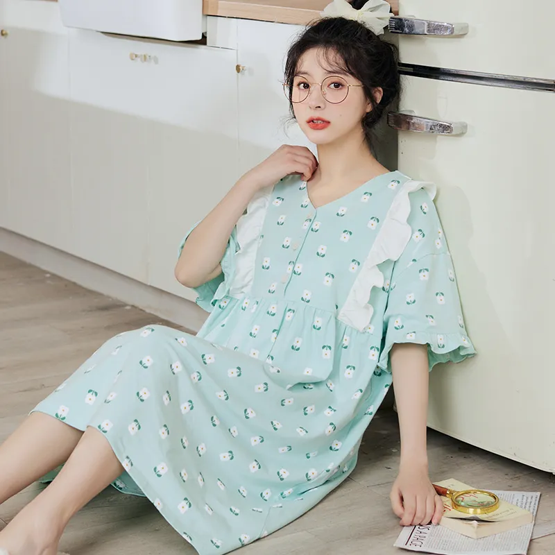 ROMANTIC·SPRING Nightgown Women's Image Color-1
