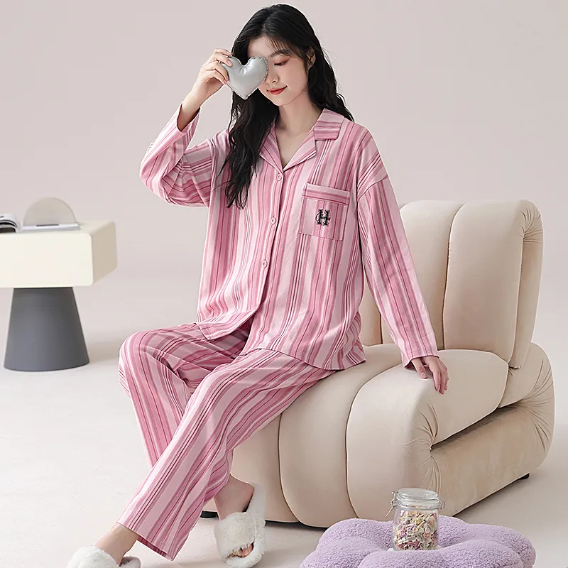 ROMANTIC·SPRING Pajama Set Women's Image Color-2