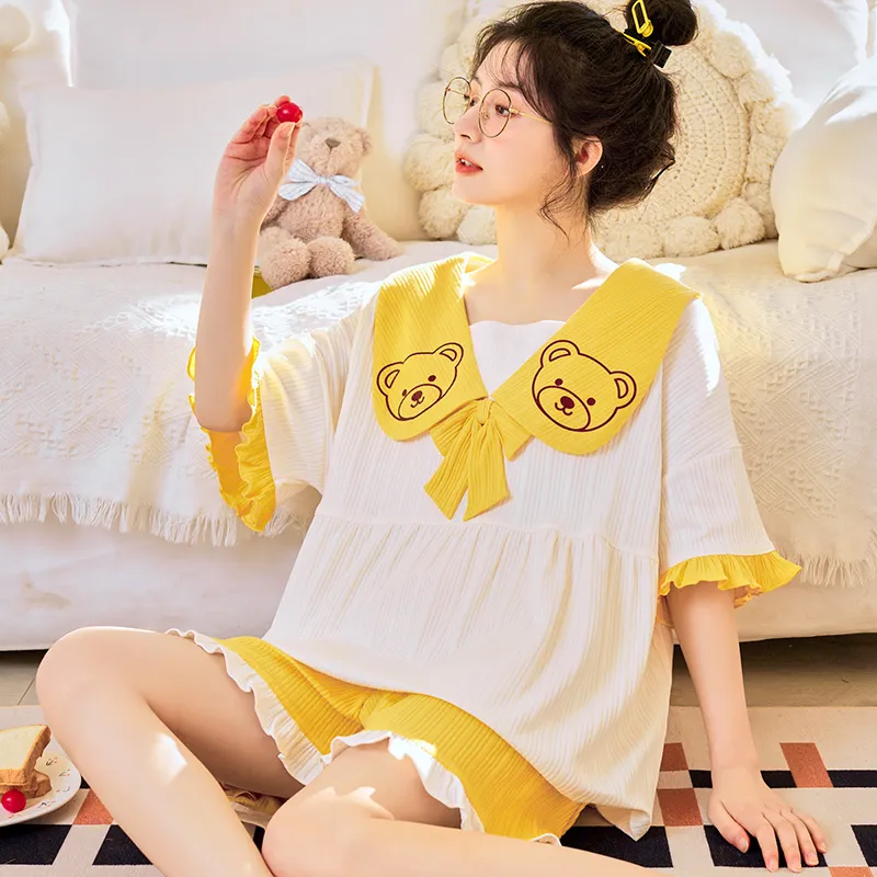 ROMANTIC·SPRING Pajama Set Women's Image Color-7