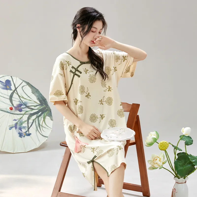ROMANTIC·SPRING Nightgown Women's-3