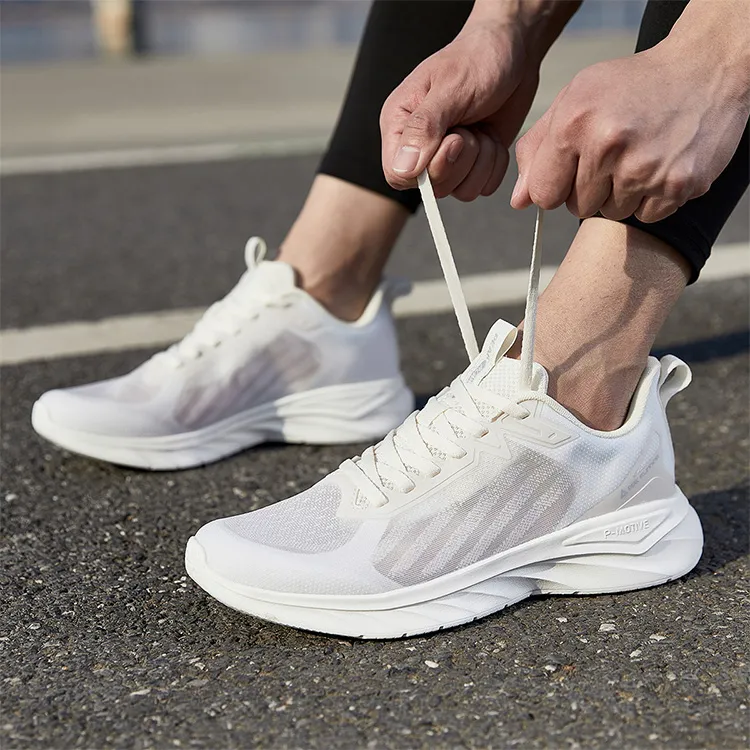 PEAK Qingyi Cushioned Slip Resistant Abrasion Resistant Low Top Casual Running Shoes Men's-20