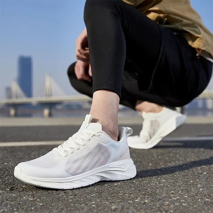 PEAK Qingyi Cushioned Slip Resistant Abrasion Resistant Low Top Casual Running Shoes Men's-19