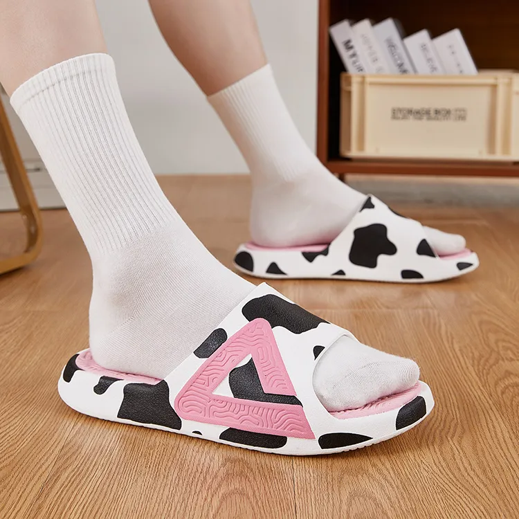 PEAK State Pole Classic Drag Slip Resistant Abrasion Resistant Cushioning Slide Slippers Unisex Black White Pink-5