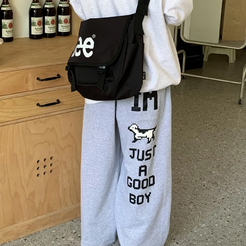 MeiHaoStore Casual Pants Women's Gray-2