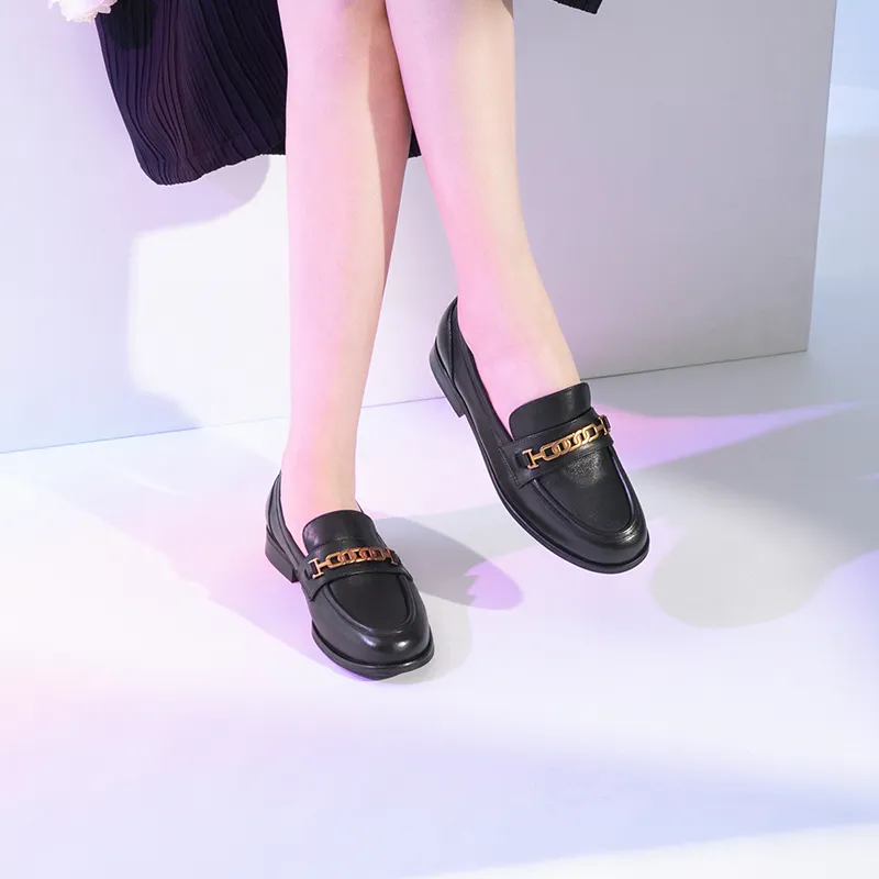 Anthony Miles Loafers Women's Black-5