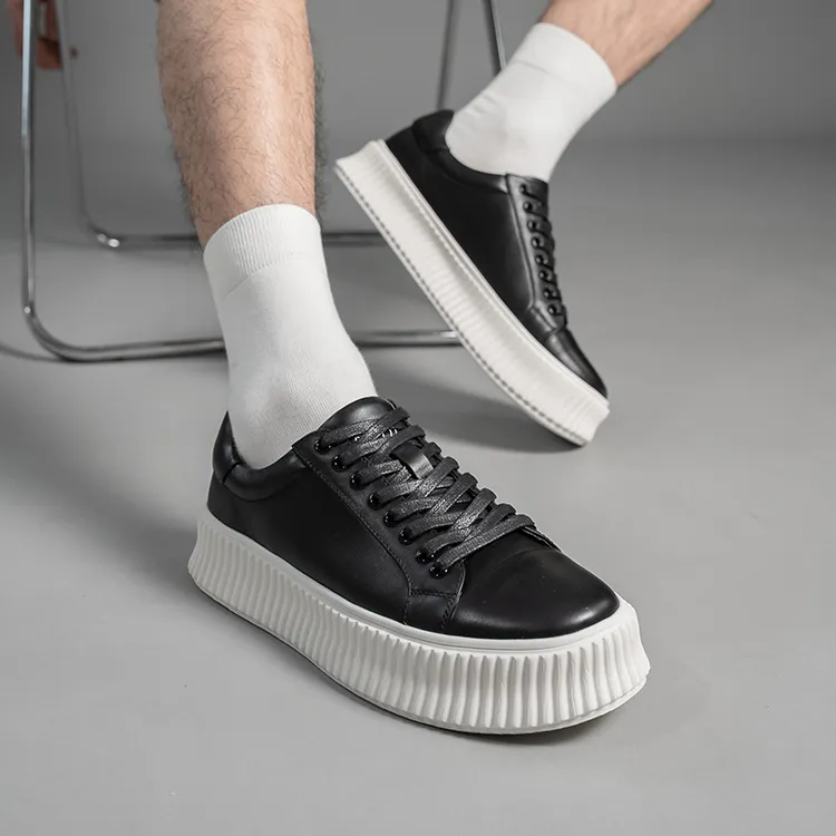 Anthony Miles Anti-Slip And Wear-Resistant Height Increasing Low-Top Skateboard Shoes Men's-26