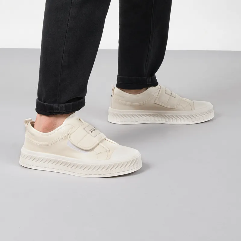 Anthony Miles Stylish Skateboarding Shoes Men's White-5