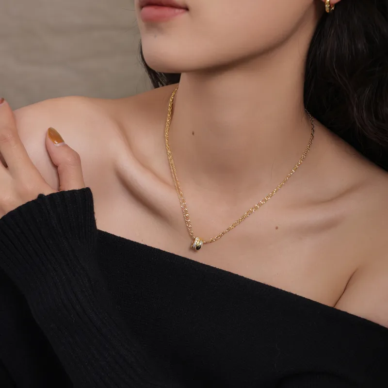 Arsis Copper Alloy Necklaces Unisex-6