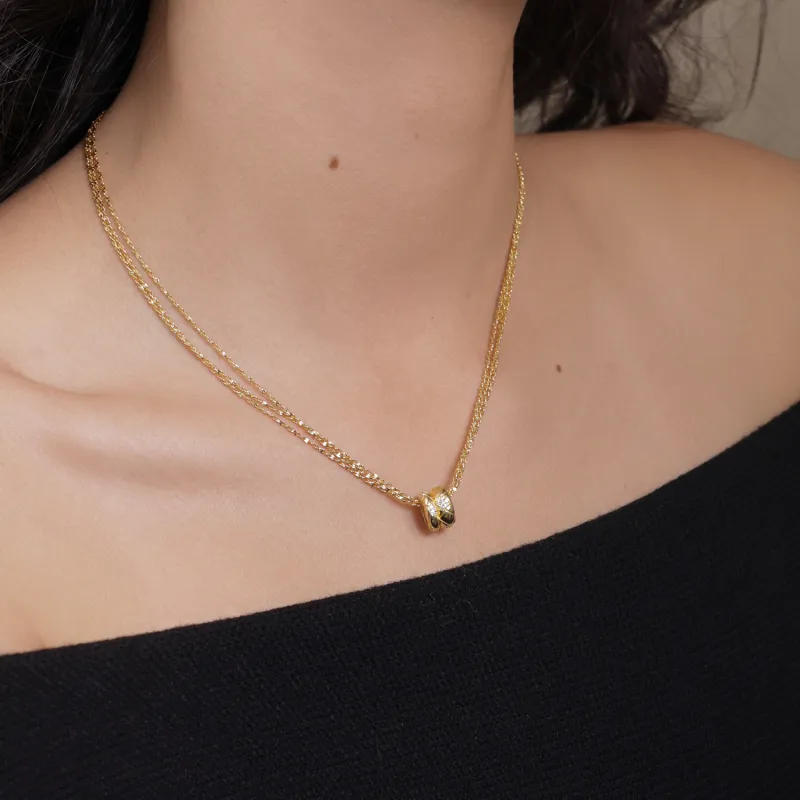 Arsis Copper Alloy Necklaces Unisex-8
