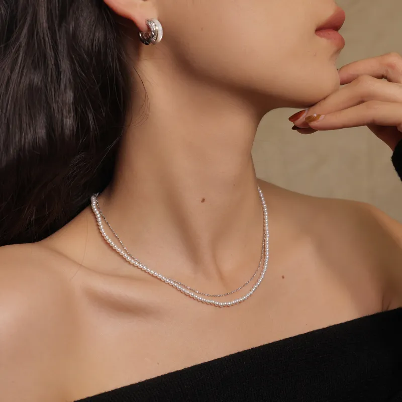 Arsis Copper Alloy Necklaces Unisex Gold/Silver-3