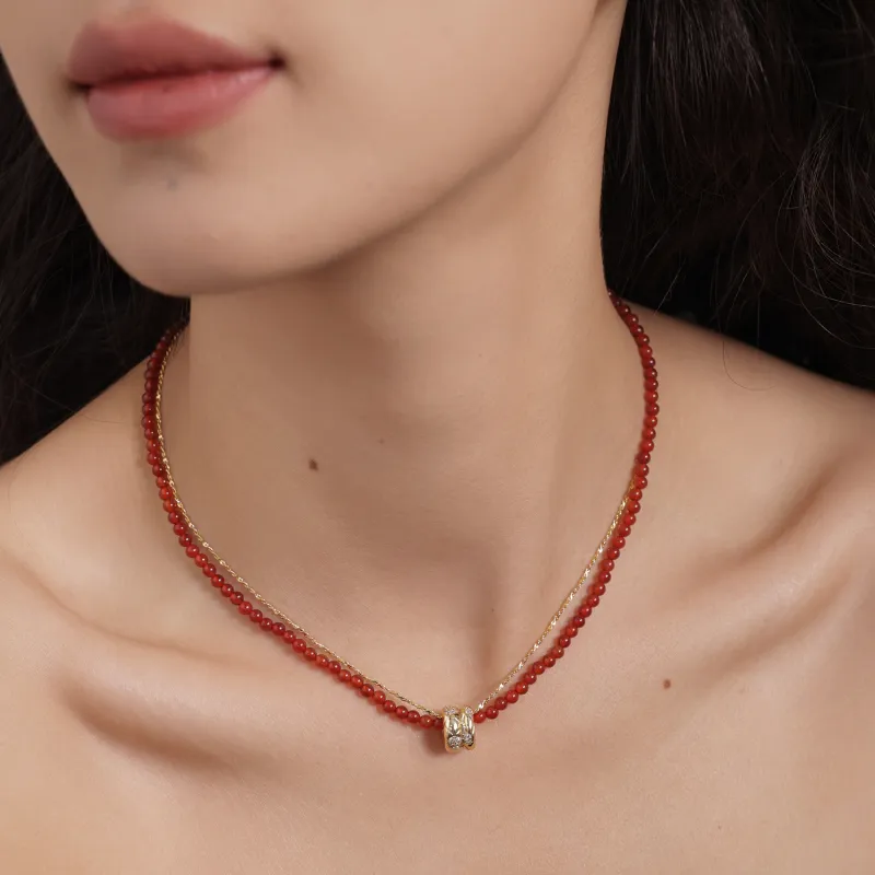 Arsis Copper Alloy Necklaces Unisex Gold/Silver-8