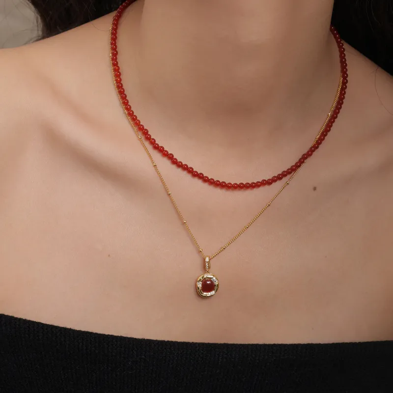 Arsis Copper Alloy Necklaces Unisex Gold Silver Two Tone-5