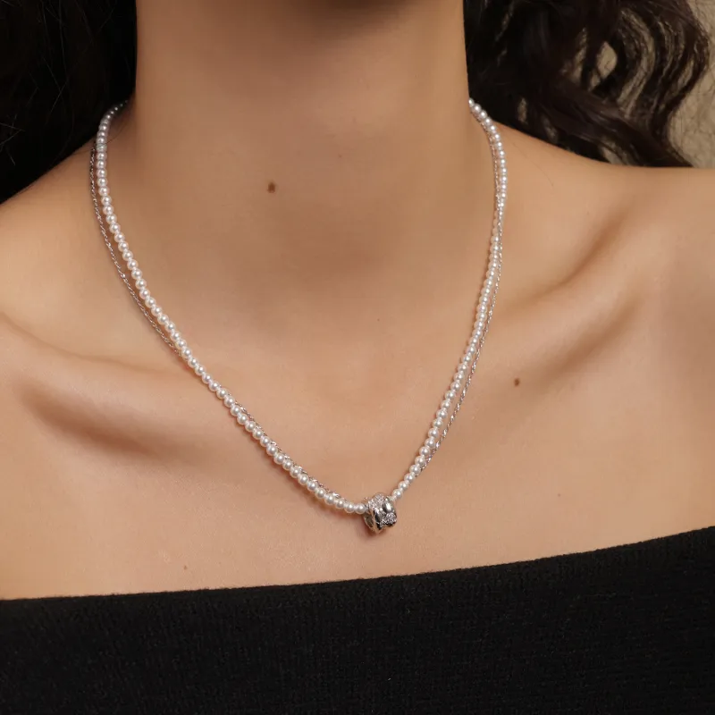 Arsis Copper Alloy Necklaces Unisex Gold/Silver-4