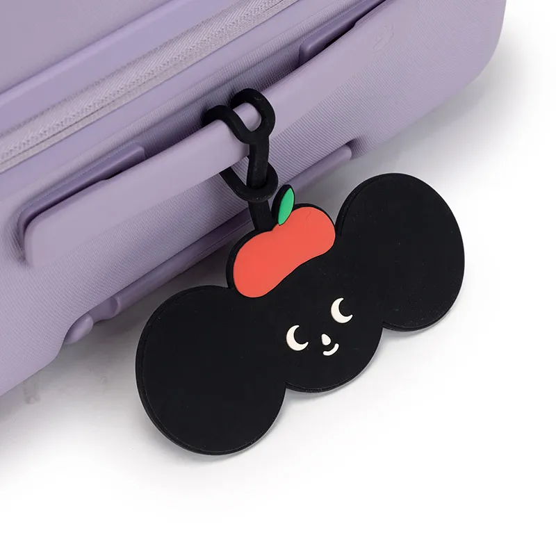 Bromen TYAKASHA Collaboration Silicone Material Luggage Tag Black Oring-1