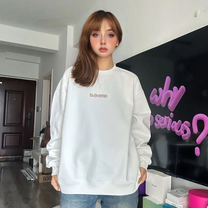 R.super X Monster Letter Co branded Series Sweatshirts Unisex-10