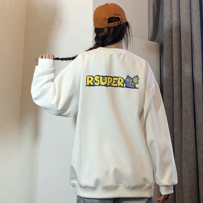 R.super X Monster Letter Co branded Series Sweatshirts Unisex-7