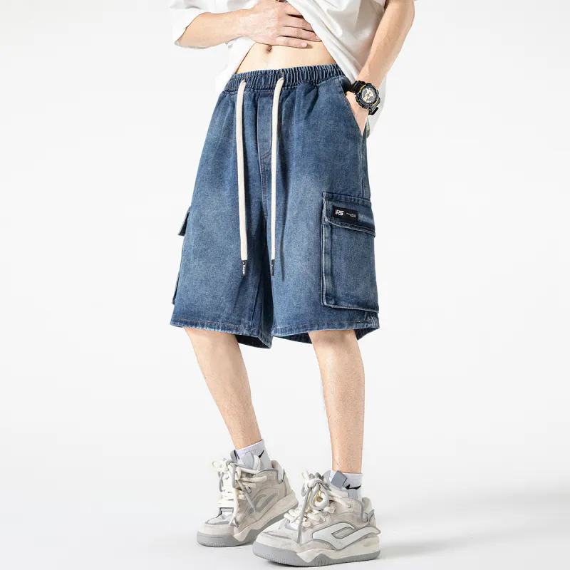 R.super SS24 Denim Shorts Unisex-4