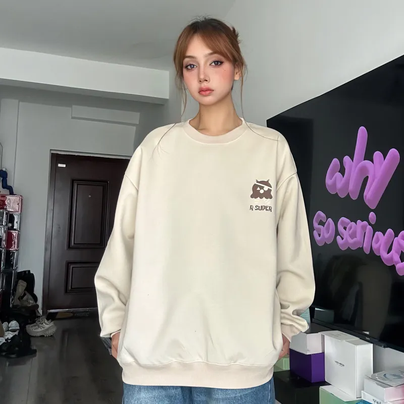 R.super X Monster Letter Co branded Series Sweatshirts Unisex-9