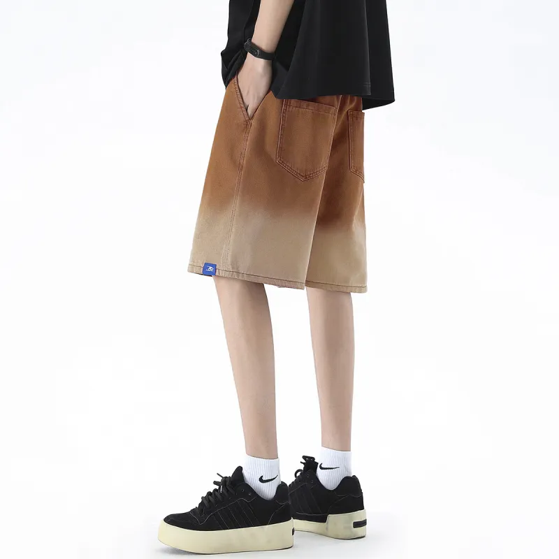 R.super Denim Shorts Unisex-11