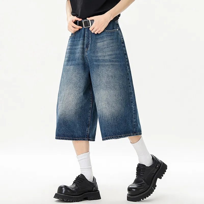 R.super Denim Shorts Unisex-16