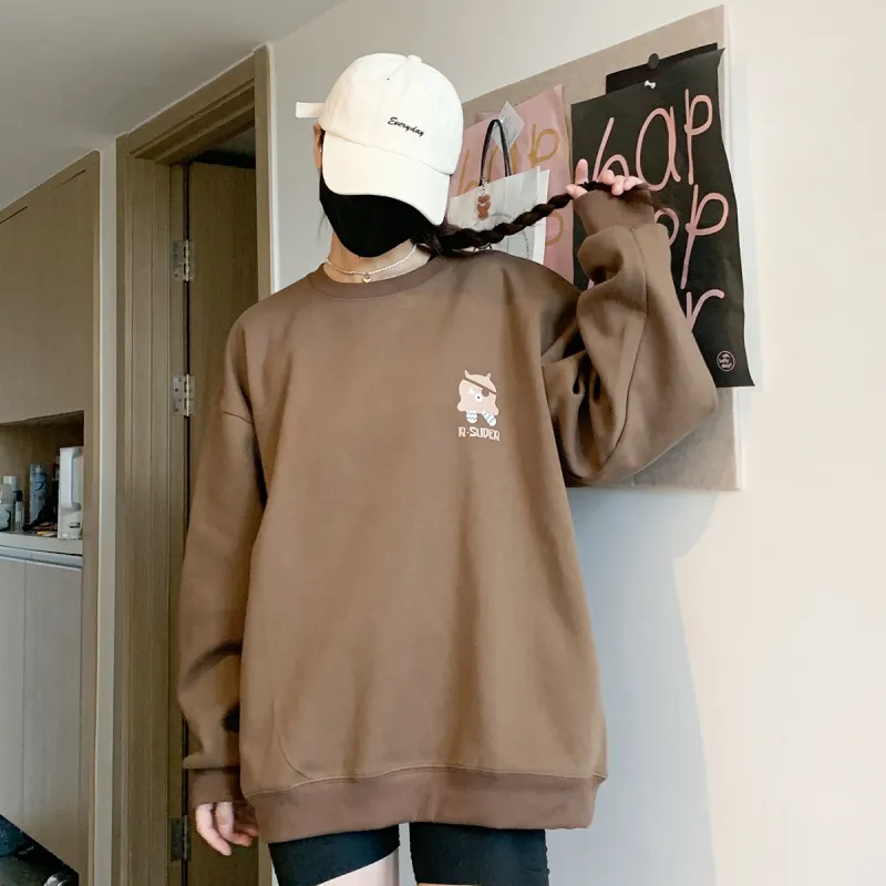 R.super X Monster Letter Co branded Series Sweatshirts Unisex-15