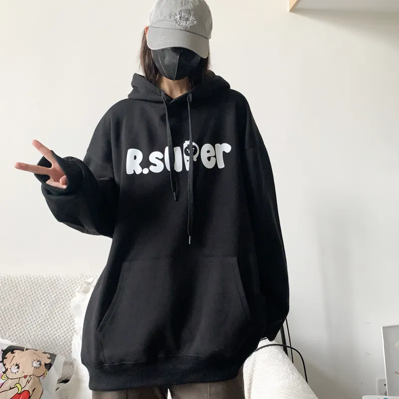 R.super x Monster Letter Sweatshirt Unisex-3